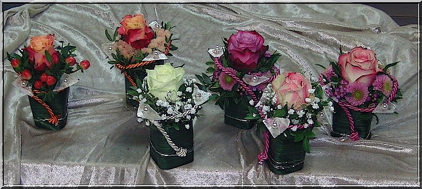 Eine kleine Auswahl unserer Rosenpralinen 